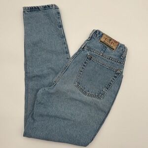 Vintage EXP Jeans by Express High Waisted Mom Jeans Blue Size 11/12 Made in USA